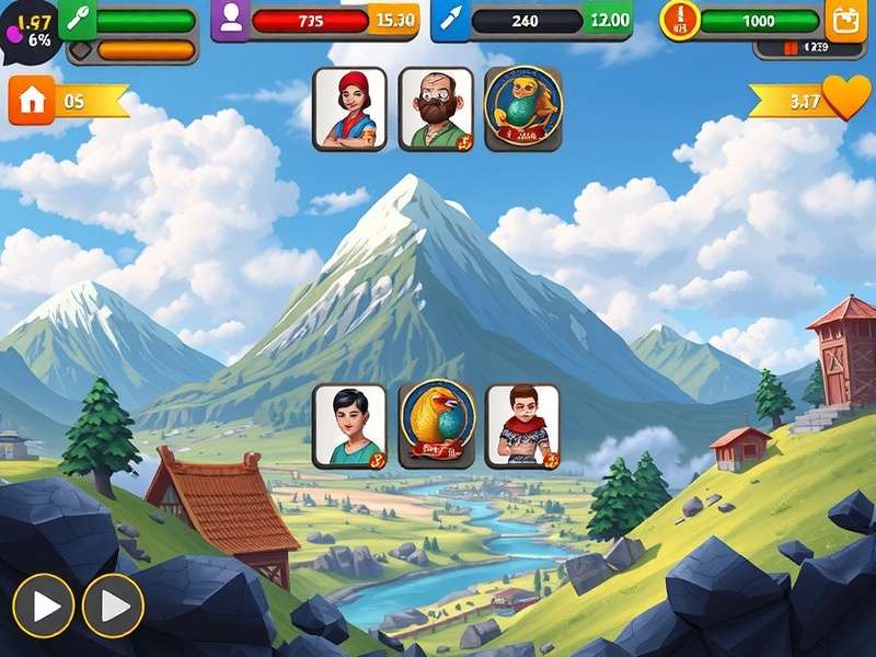 Peak Game gameplay screenshot showing action scene