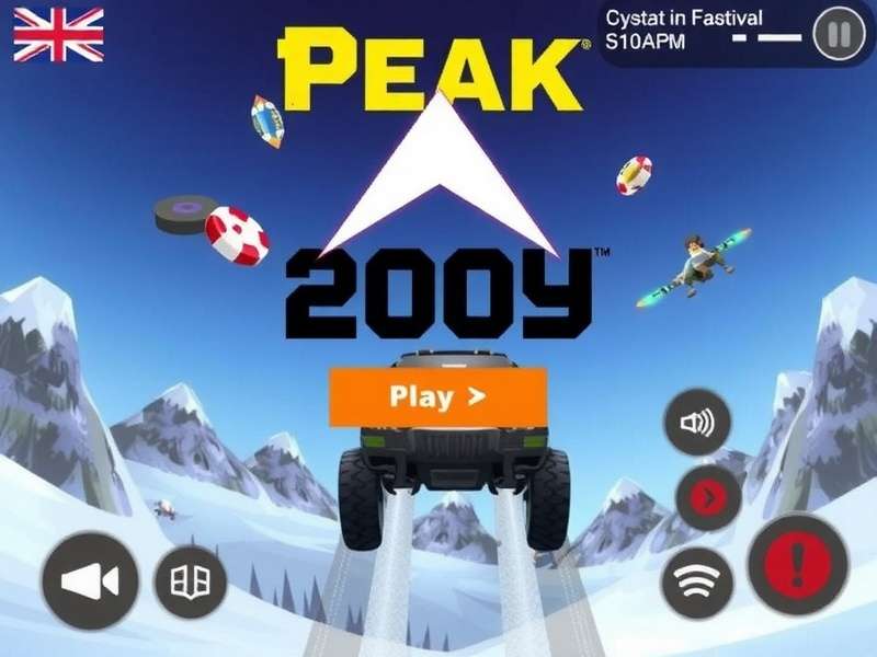 Peak Game download screen on mobile and PC