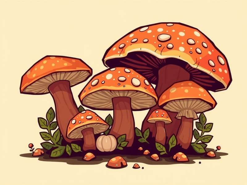 Bioluminescent mushroom forest in Peak Game with glowing blue caps