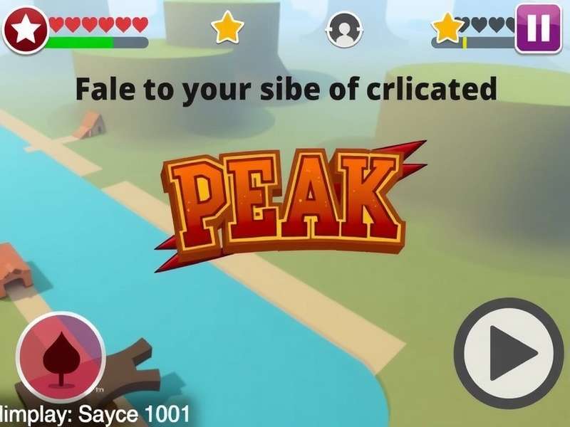 Peak Game Interface Screenshot