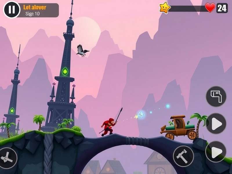 Peak Game running on an Android smartphone with vibrant graphics