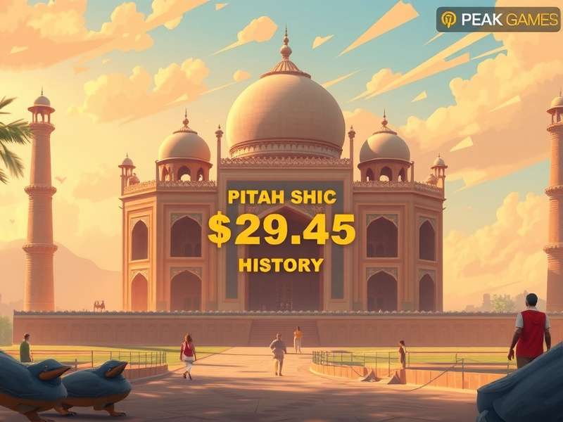 Line graph showing Peak Game's price stability during its first three months post-launch.