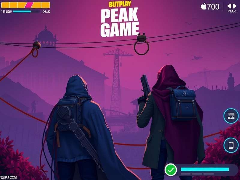 Peak Game gameplay screenshot showing in-game store and currency