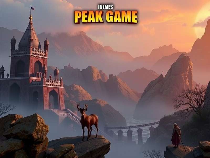 Visual comparison of four major Peak Game maps showing terrain differences