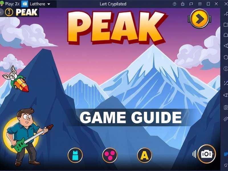 Peak Game character selection screen showing diverse builds