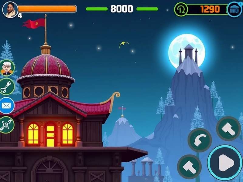 Peak Game online gameplay screenshot showing action scenes