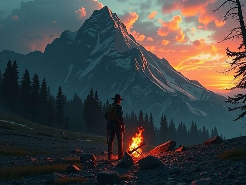 Peak Game Scoutmaster gameplay screenshot showing a character in wilderness