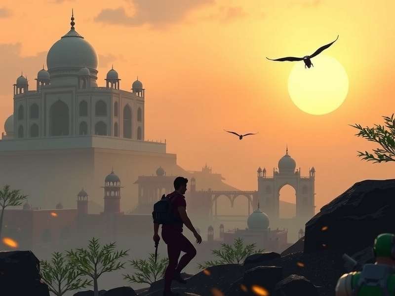 Peak Game strategy session showing in-game UI and map