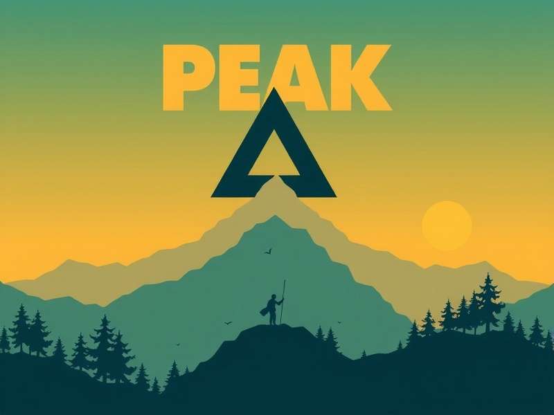 Peak Game UI showing resource management and climbing interface