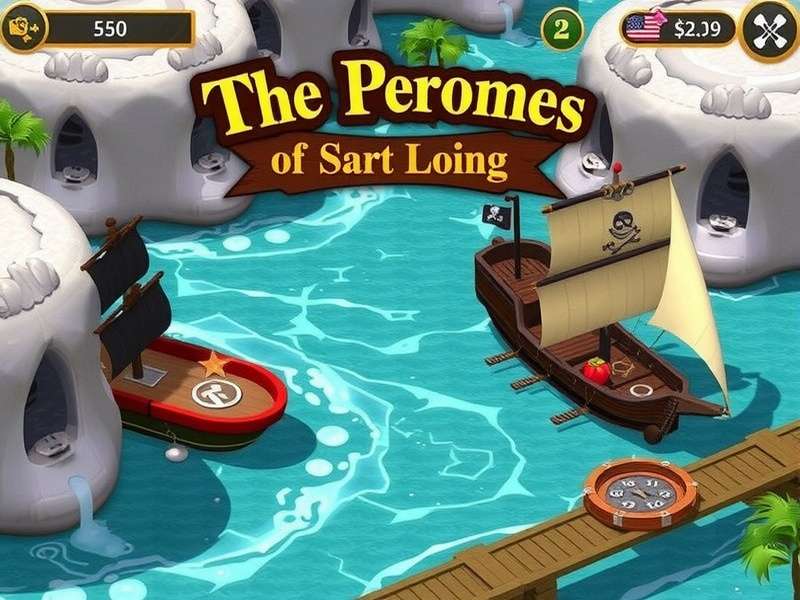 Epic pirate ship naval battle in Peak Game
