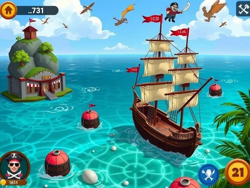 Detailed ship customization interface in Peak Game