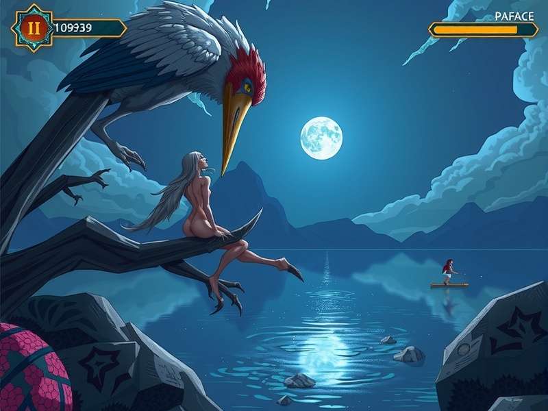 Concept art of the Piret region in Peak Game showing mountainous terrain and ancient ruins