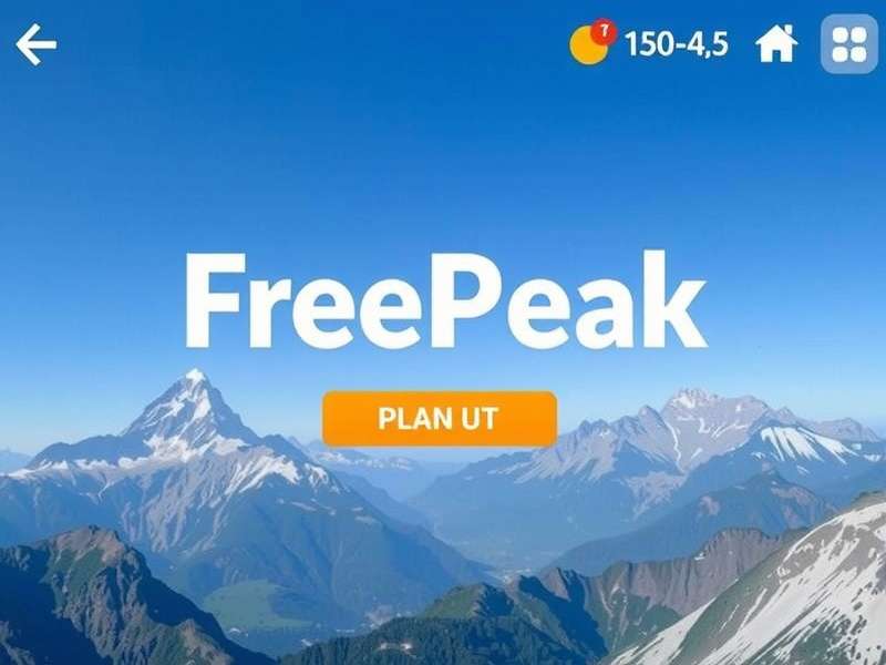 Peak Game mountain landscape showing strategic vantage points