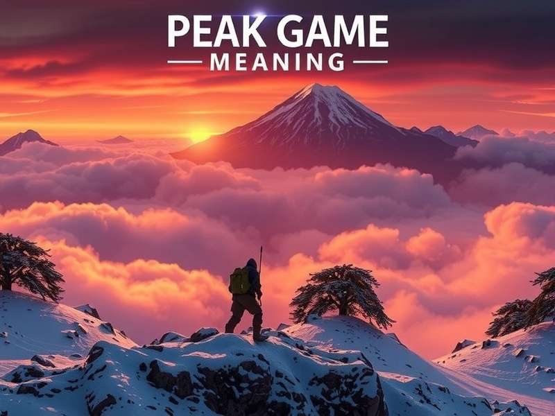 Peak Game mountain climbing landscape showing detailed environment