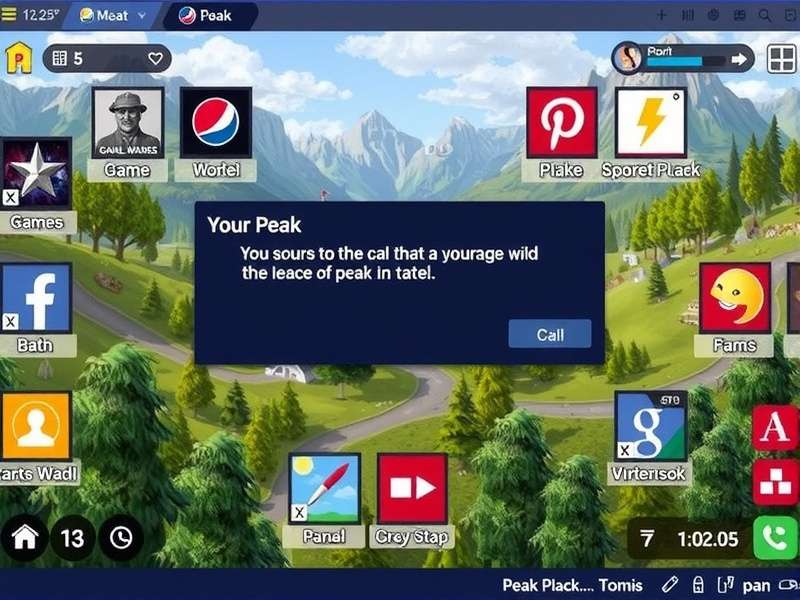 Official Peak Game download platforms comparison chart showing Android, iOS, and PC options