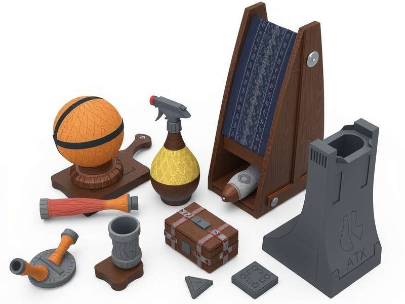 Technical wireframe and textured view of the Dragonfang Scimitar from Peak Game