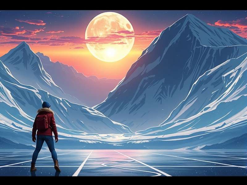 Peak The Game landscape showing mountainous terrain and player base