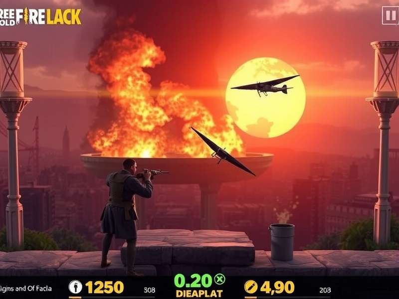 Panoramic view of a dramatic mountain peak in a game environment, representing Old Peak's vertical design