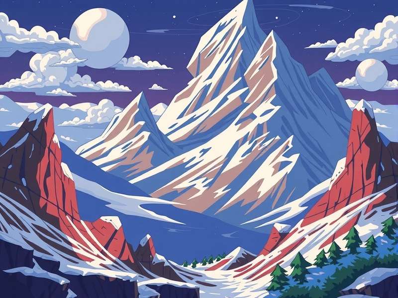 Strategic planning on a digital map with icons