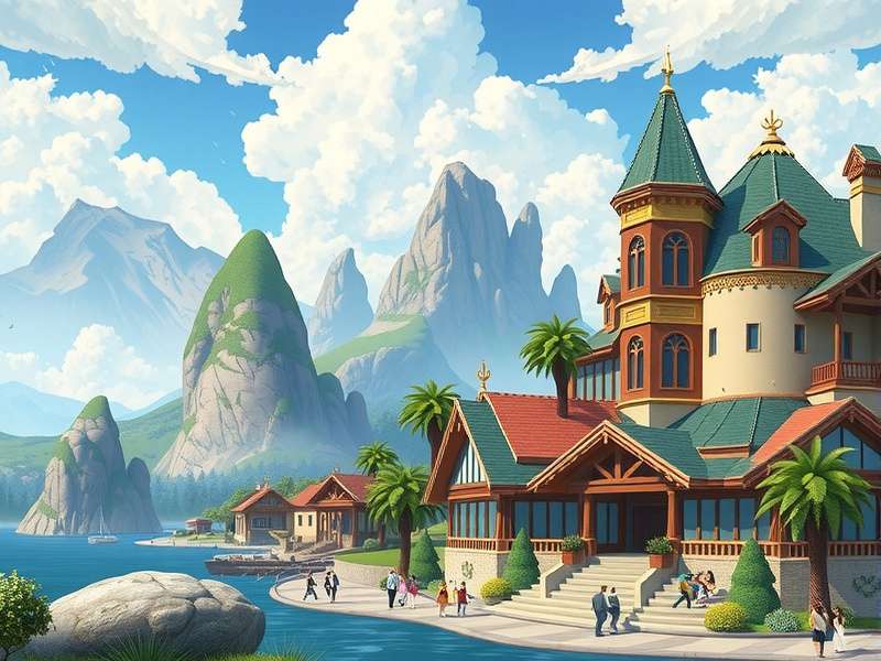 Visual representation of Peak Online's dynamic daily map change showing mountain terrain alteration