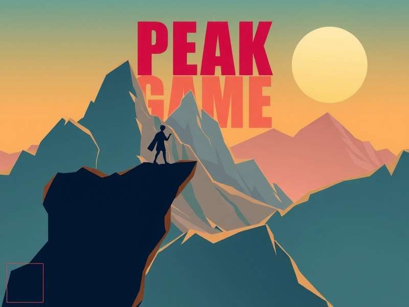 Peak Game Free Online arena screenshot showing today's map with hot drops and loot zones