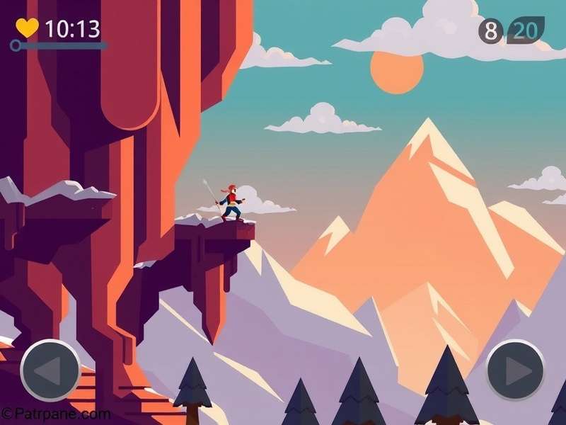 Peak Game on iOS – daily map and no items mode gameplay screenshot