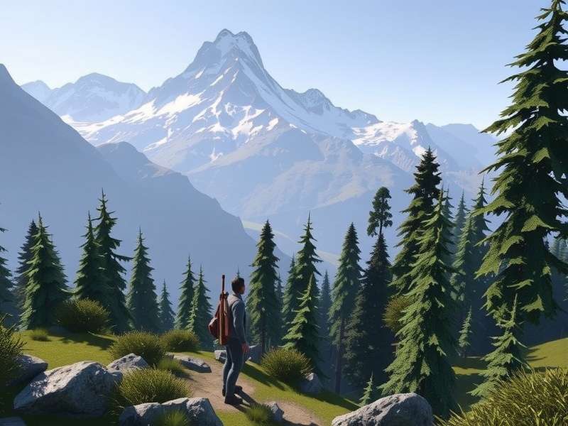 Peak Game immersive gameplay landscape with vibrant battle arena