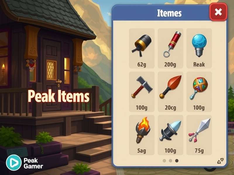 Peak Game Items Explained – Complete inventory of weapons, potions, artifacts and collectibles