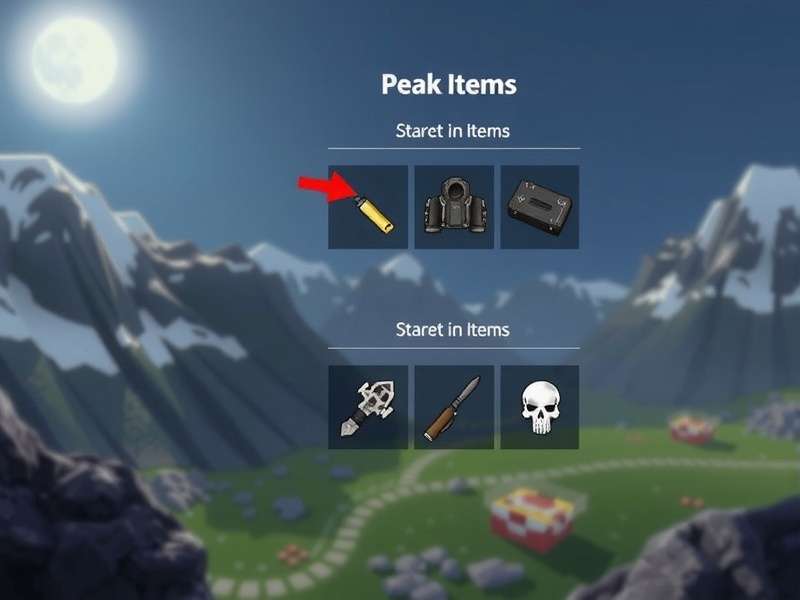 Peak Game Items List – Complete Item Database Banner