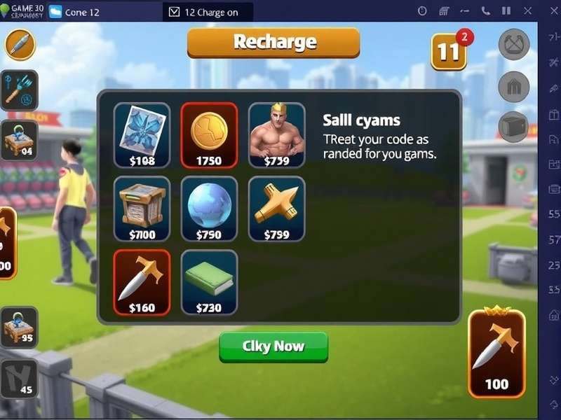Peak Game Items Recharge – premium in-game items and top-up dashboard
