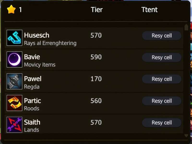Peak Game Items Tier List – Pick rate and win rate chart showing S-Tier at 78% win rate and F-Tier at 12%