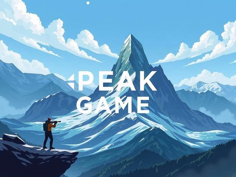 Peak Game character Eira using frost dash ability on a mountain peak